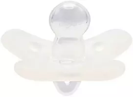 CANPOL BABIES 100% silikoninis simetrinis čiulptukas 0-6 mėn., 1 vnt., 24/001_whi