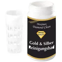 Maximex Diamond Clean aukso ir sidabro valymo vonelė 2 dalių, chemijos, įvairiaspalvė