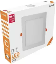 Avide LED Lubinis šviestuvas 12W 4000K, 166 x166mm, kvadratinis