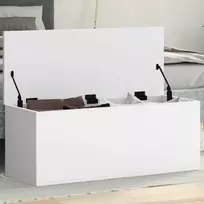 Daiktadėžė, baltos spalvos, 90x35x35cm, apdirbta mediena