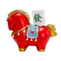 1/4 vnt. Animacinio arklio statulėlė Besisukanti auksinė plyta Moliūgas Piniginė Laimingas ponio figūrėlė Namų biuro stalo Feng Shui dekoravimo ornamentas D