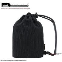 Storage Bag for JBL GO5 Bluetooth Speaker, Sound-Permeable Gold Brick Protective Cover.