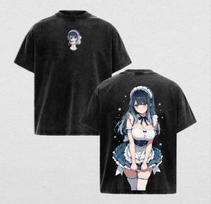 2026 Anime [OSHI NO KO] T-shirt For Men Clothing Hoshino Ai Summer Short Sleeve Tee Shirt Vintage Y2k Washed Cotton Tshirts S