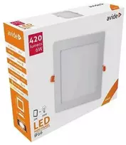 Avide LED Lubinis šviestuvas 6W 4000K, 116 x116mm, kvadratinis