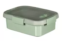 Curver Food container, lunch, rectangle, 1L, Smart Eco To Go, 20x15x7cm, soft green