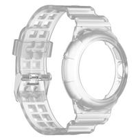 Transparent Case+strap For Google Pixel Watch 4 3 2 41mm Accessories Sport Smartwatch Soft TPU Bracelet correa Pixel Watch band Pixel Watch skaidri