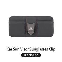 Car Visor Organizer Glasses Bag Sunglass Holder Card Clip Interior For Lexus CT ES GS NX IS250 CT200h IS300h ES300h RX400h NX300