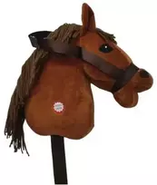 Norimpex *ARKLIO GALVA SU manekenu ant pagaliuko, BRONZINĖ, skambi, 66 cm
