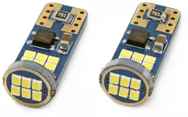 Amio LED lemputė w5w T10 CANBUS 18SMD Balta spalva