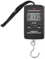 Žvejybos svarstyklės su kabliuku ir LCD, 40 kg