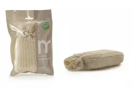 MARTINI SPA Sisal and cotton massage sponge, natural
