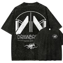 Action Games Death Stranding Peripherals Print Tshirt Men Women Streetwear YK Fashion Tees Vinrage Washed Cotton Oversized Top S