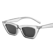 Luxurious Rectangle Sun Glasses Woman Vintage Cat-Eye Design Sun Glasses Ladies Male Personality Cool Vintage Black Cateye Oculos As the picture shown