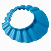 Baby Shower Soft Cap Adjustable Hair Wash Hat for Kids Children Shampoo Bathing Shower Protect Head Cover Shower Eye Splashguard mėlyna