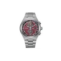 CITIZEN 100 meters waterproof, solar Quartz, super titanium strap, , men's watch, brown dial CA7090-87X mėlyna