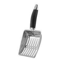 Stainless Steel Long Handle Cat Litter and Food Scoop 25.5 x 10.8 cm
