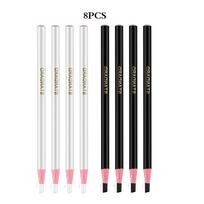 8PCS Sewing Marker Pencils Drawing Marking Crayon Pencil Sewing Tailor's Chalk Fabric Leather Sewing Chalk DIY Sewing Supplies