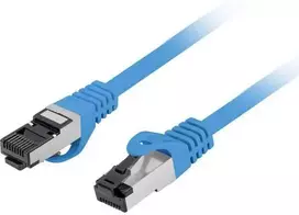 PATCHCORD KAT.8.1 S/FTP LSZH CU 3M Mėlynas FLUKE PASSED LANBERG