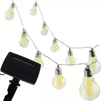 Soliarinė lauko girlianda lemputės Bulbs 10 LED
