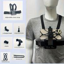 7-in-1 Adjustable Phone Chest Strap with Anti-Shake Design, Compatible with Phone & Camera Mounts juoda