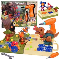 Konstrukcinis DIY rinkinys su įrankiais Dinozaurų pasaulis