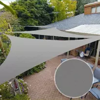 Uždanga/burė nuo saulės, 3x3x3 m, pilka
