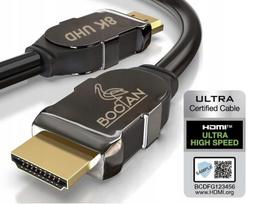 Certyfikowany Kabel Hdmi 2.1 8K 4K Earc Premium 3M
