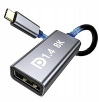 Kabel Adapter Usb-C Thunderbolt 3 4 Do Displayport 1.4 8K 5K 4K 240Hz