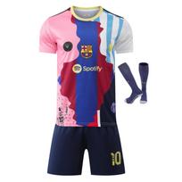Messi Atminimo Vaikų Futbolo Marškinėliai 110-120cm Daugiaspalvis Kvėpuojantis Greitai Džiūstantis Poliesteris YSHT 110-120 CM įvairiaspalvis