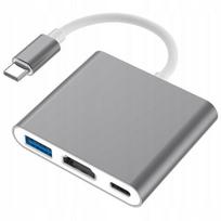 Adapter Przejściówka Hub 3W1 Mhl Hub Usb C Hdmi 4K Do Macbook Samsung