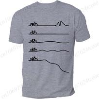 Bicycle Downhill MTB Gearwheel Cycling Biker Mountain Bike T-Shirt Clothes Summer Fashion Men Women's T Shirts Tee Clothing S įvairiaspalvis