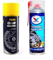 Zestaw Smar Do Łańcucha Czyściwo Mannol Cleaner 7904 + Smar Valvoline Chain