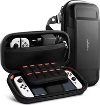 Spigen Rugged Armor Pro dėklas, juodas - Nintendo Switch/Switch OLED