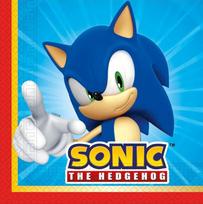 Serwetki Sonic Sega Urodziny Party 33X33Cm 20Szt.