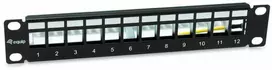 „Equip“ komutacinis skydelis 12x Cat6A 10 FTP 1HE „Keystone“ montažo programinė įranga