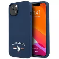 U.S. Polo Assn. US Polo USHCP13MSFGV Silicone Collection phone case for iPhone 13 navy