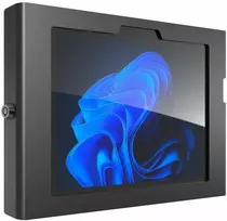 Laikiklis „Compulocks Surface GO 1-4 Gen Apex Secured Enclosure“ – dėklas – atvira priekinė/galinė kamera ir jutikliai – planšetiniam kompiuteriui – apsaugotas – užrakinamas – metalinis rėmas – juodas – skirtas „Microsoft Surface Go“, „Go 2“, „Go 3“, „Go 4“ verslui
