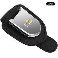 Car Sunglasses Holder Glasses Ticket Card Storage Clip For Chevrolet Spark Captiva Cruze Malibu Equinox Trax Camaro Blazer juoda