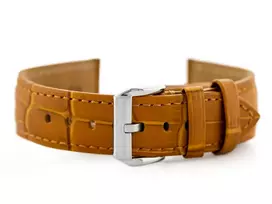 Odinis laikrodžio dirželis „Pacific W06“ – šviesiai rudas – 20 mm