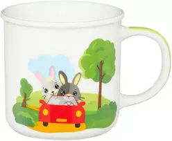 Puodelis Betty and Bunny 240 ml automobilio AMBITION JUNIOR