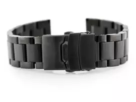 Bransoleta Pacific M3 - Solid Steel - juoda 18mm