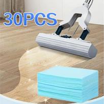 30-200 vnt. Koncentruotas grindų valiklis plytelėms, medinėms, vonios ir automobilio paviršių valymui. Galingi grindų valymo lakštai namams 30pcs-Blue beige