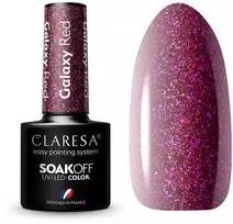 Activeshop Ilgalaikis hibridinis nagų lakas Claresa, Galaxy Raudona, 5g