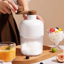 Manual Rice Grinder Hand Crank Food Processor for Kitchen Use with Removable Storage Container and Lid One Size