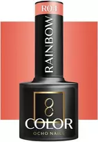 Activeshop Hibridinis nagų lakas Ocho Nails Color Rainbow, R04 oranžinė, 5 g