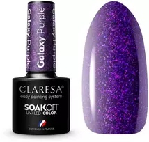 Activeshop Ilgalaikis hibridinis nagų Claresa, Galaxy Violetinė, 5 g