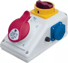 Pawbol Fiksuotosios grandinės pertraukiklis R- BOX KOMPAKT 1x16A / 5P 1x250V, išjungtas L / P (B.165LP)