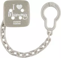 CANPOL BABIES čiulptuko laikiklis I LOVE MUMMY, Pilkas, 2/434_grey