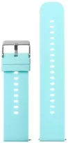 Pacific U27 rubber watch strap - mėlynas/sidabrinis - 20mm