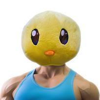 Pie Yon Mask Oshi no Ko Cosplay Funny Goods Halloween Anime Face Mask Headwear [milky time] -